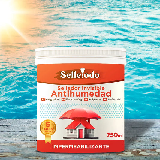 Selle Todo 750g - Impermeabilizante transparente contra infiltrações