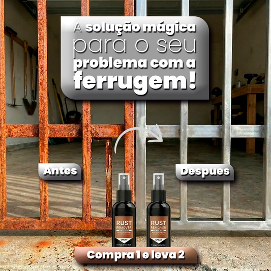 MetalRevive Spray 30 ml – Elimina Ferrugem Visível em Minutos - Compra 1 e leva 2