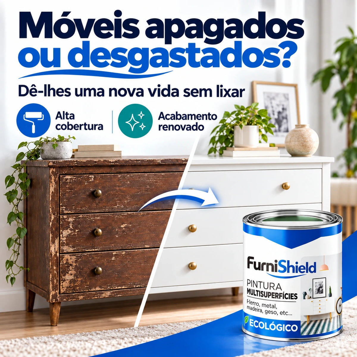 Renove os seus móveis sem lixar - FurniShield