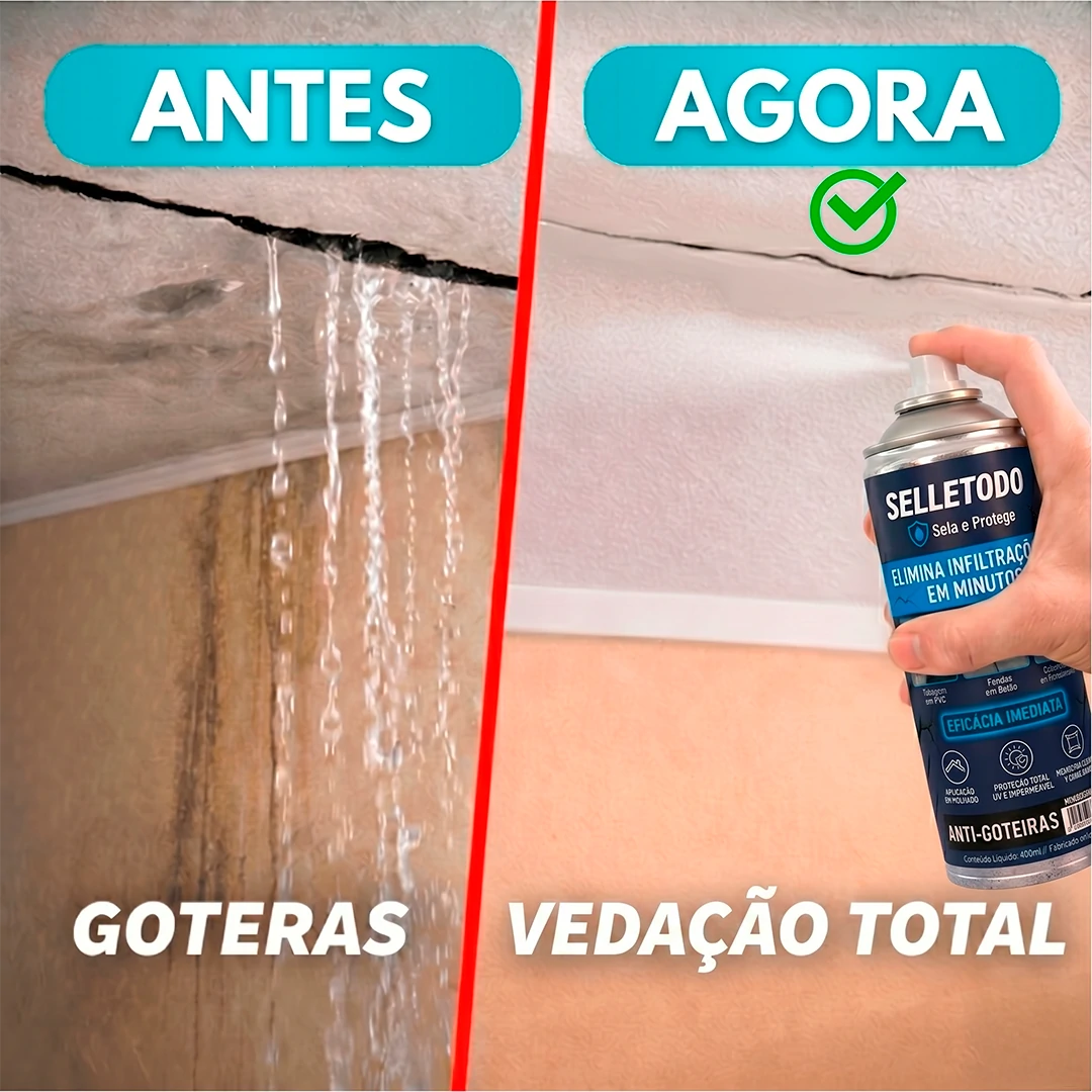 Spray SelleTodo – elimine goteiras sem complicação