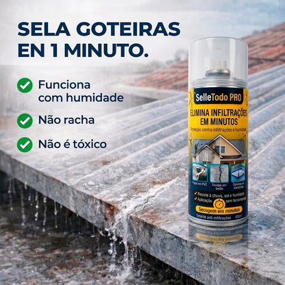 Spray SelleTodo – proteção imediata contra goteiras e rachaduras